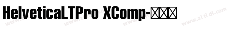 HelveticaLTPro XComp字体转换